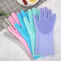 دستکش سیلیکونی پرزدار جفتی وارداتی