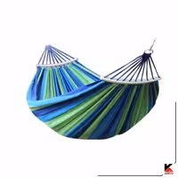 تخت آویز (ننو) کنفی چوبدار دو نفره