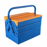 جعبه ابزار سه طبقه 30 سانت فلزی وفایی