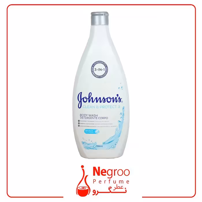 شامپو بدن عصاره نمک دریا Protect 3 جانسون 750ml