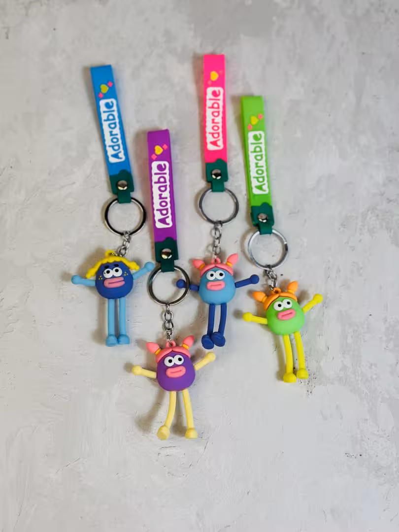 جاسوئیچی سلیکونی سایز کوچک طرح آدمک کد 4579