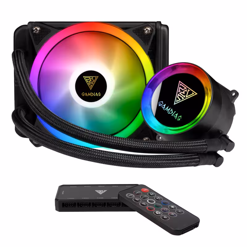 سیستم خنک کننده مایع پردازنده گیم دیاس مدل Chione E2-120R ARGB