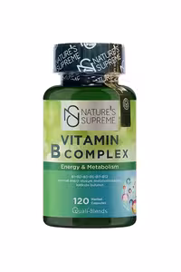 کپسول ویتامین B کمپلکس Natures Supreme - بسته 120 عددی