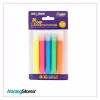 چسب پفکی اسکول فنس 5 رنگ پاستلی