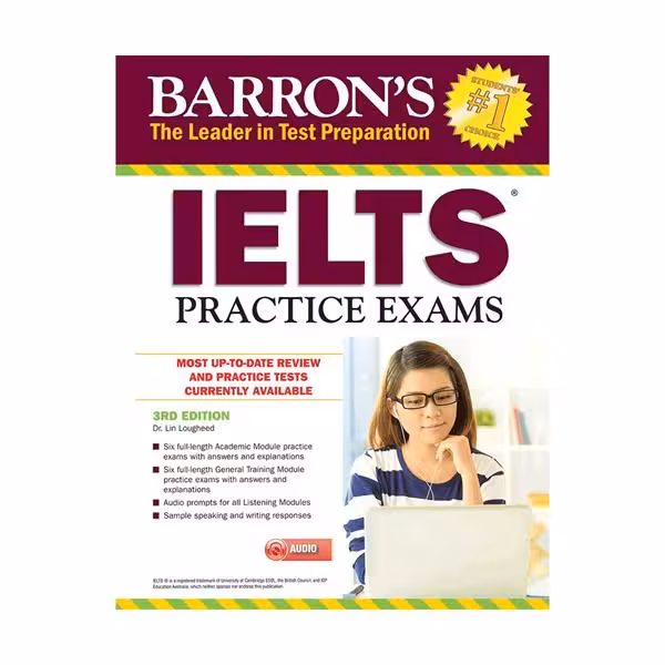Barron's Ielts Practice Exams 3rd Edition بارونز آیلتس پرکتیس اگزمز ویرایش سوم