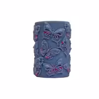 قالب سیلیکونی استوانه پروانه ارتفاع 6 قطر 4 سانت