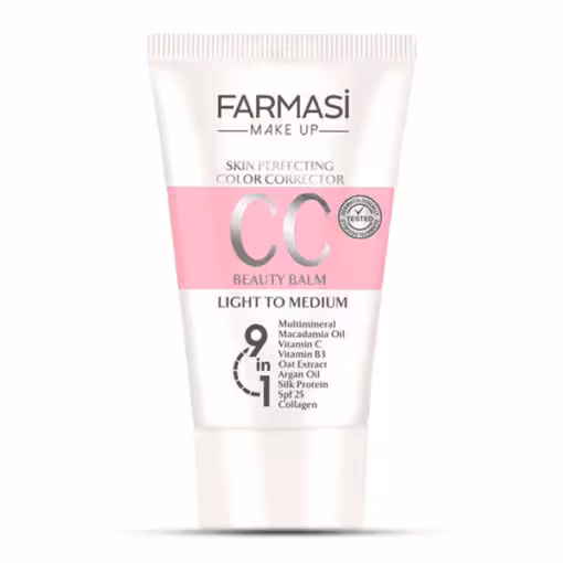 سی سی کرم فارماسی شماره 02 ا Farmasi CC cream No. 2 model light medium 50ml