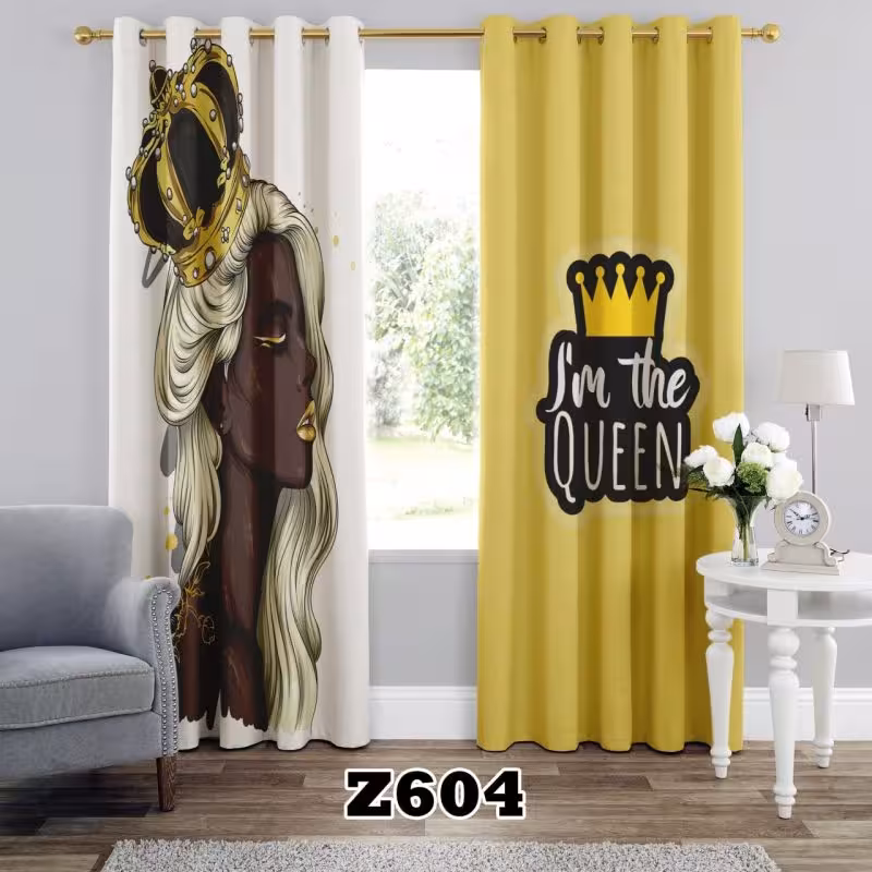 پرده سه بعدی طرح چهره