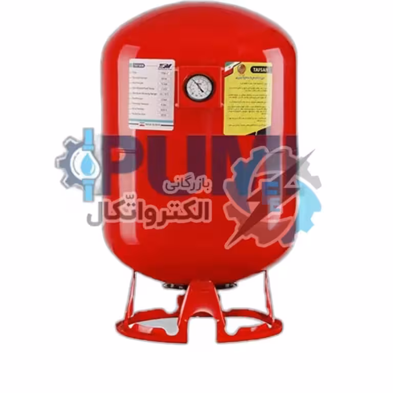 منبع تحت فشار 60 لیتری تفسان مدل TFMV-V60 درجه‌ دار