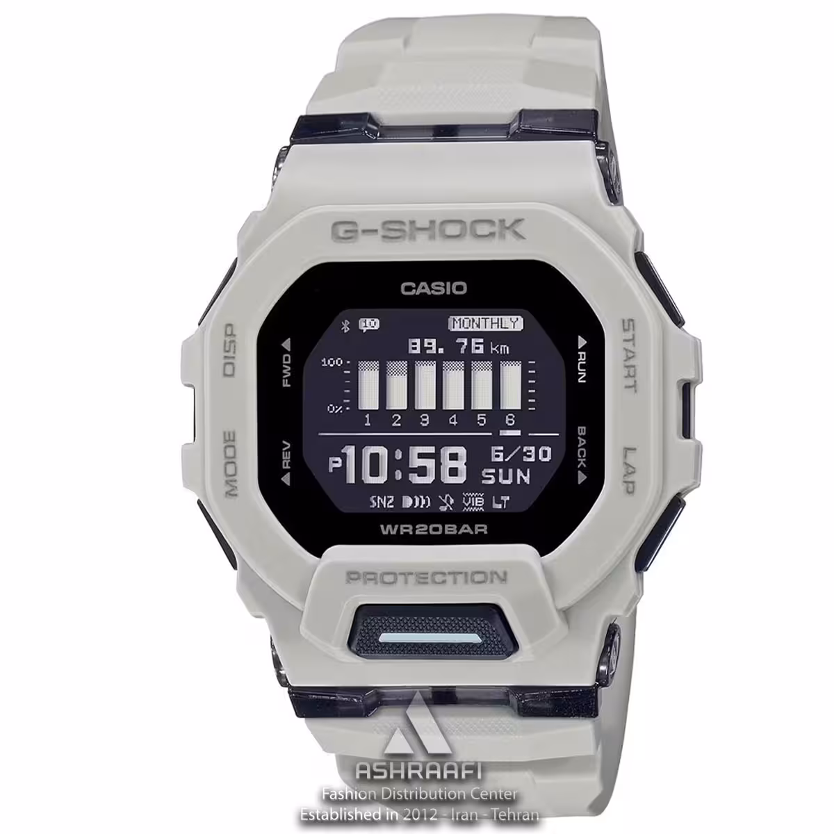 ساعت جی شاک طوسی Casio G-Shock GBD-200UU-GK