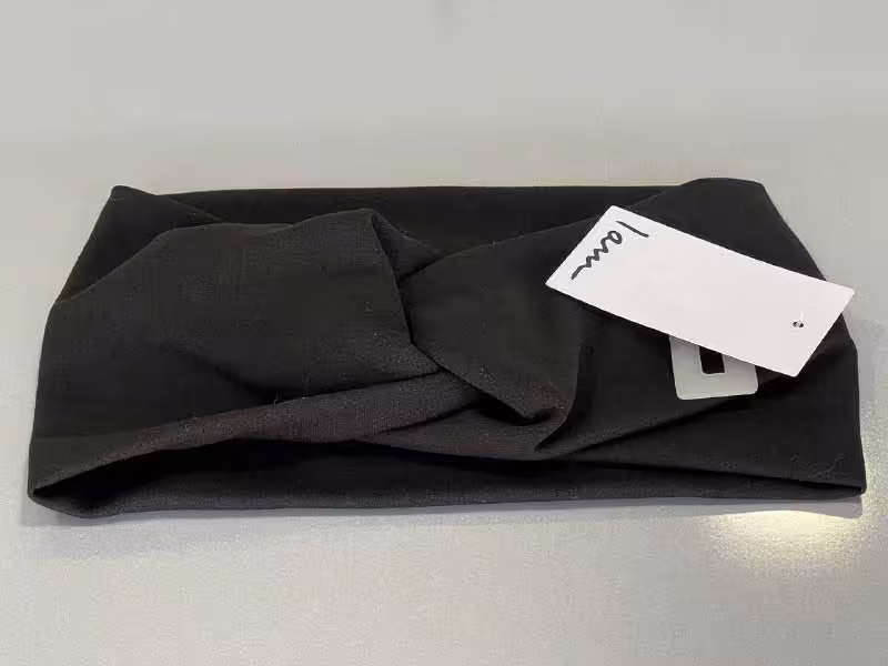 هدبند مشکی گره‌ ای برند I am