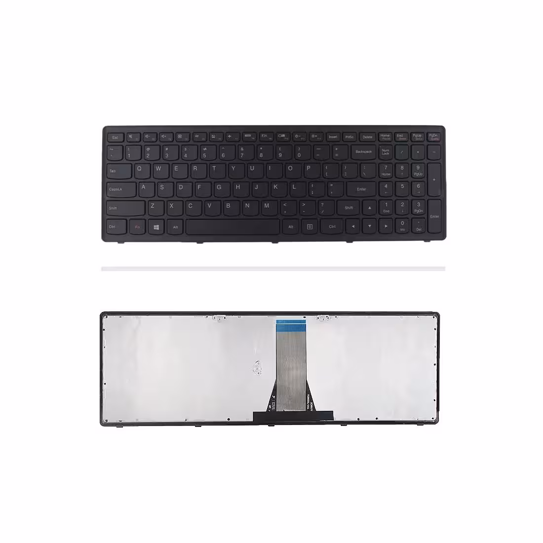 کیبورد لپتاپ لنوو S510 (IdeaPad | با فریم مشکی)