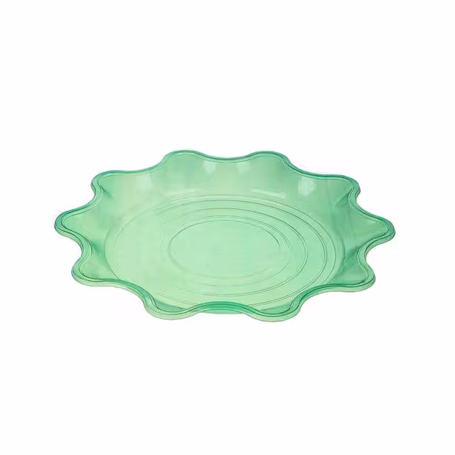 بشقاب یکبار مصرف مدل کنگره ای کد 01