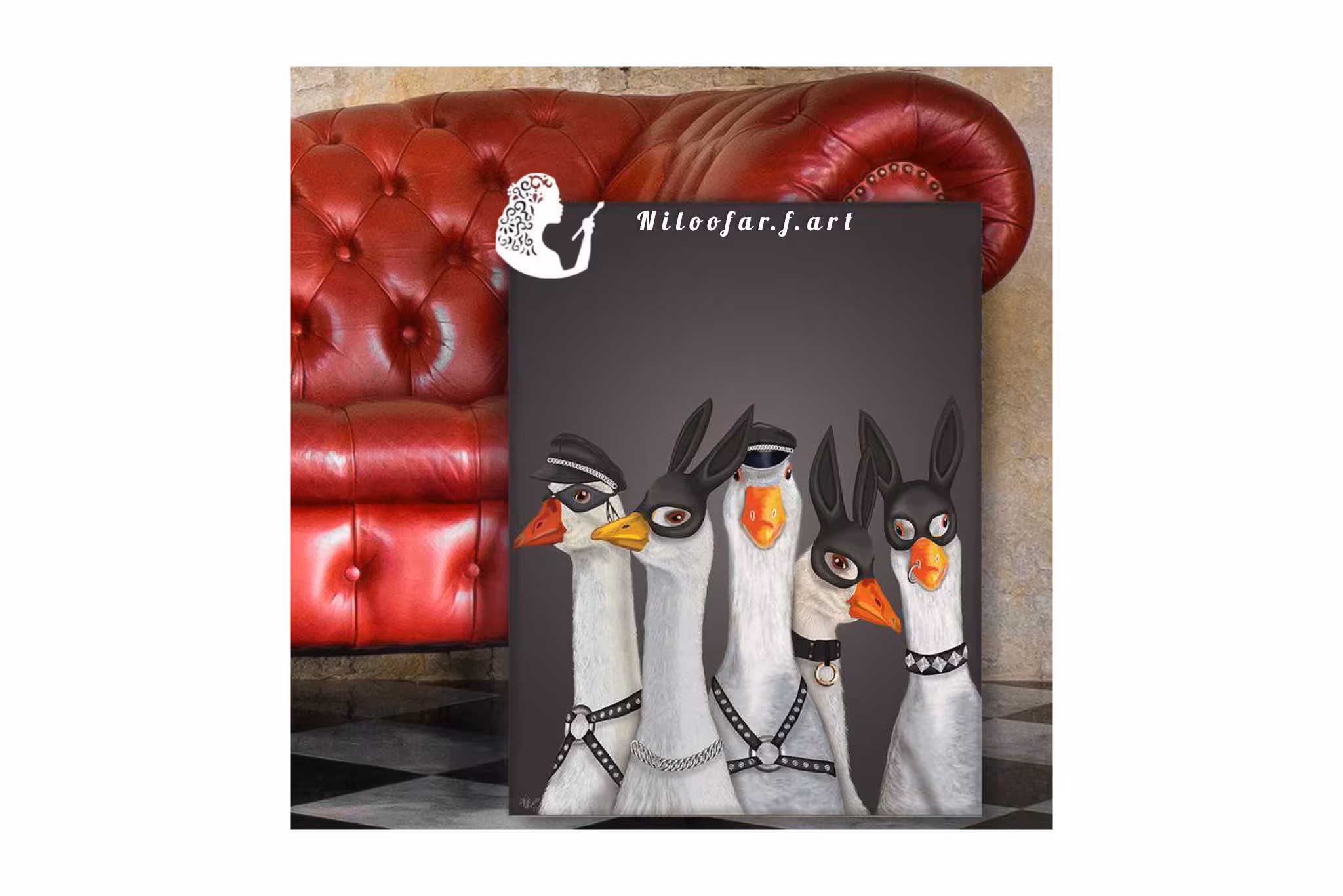 تابلو دکوراتیو رنگ روغن کد 21