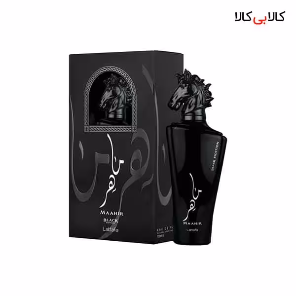 ادکلن لطافه ماهر بلک مردانه و زنانه حجم 100 میلی لیتر