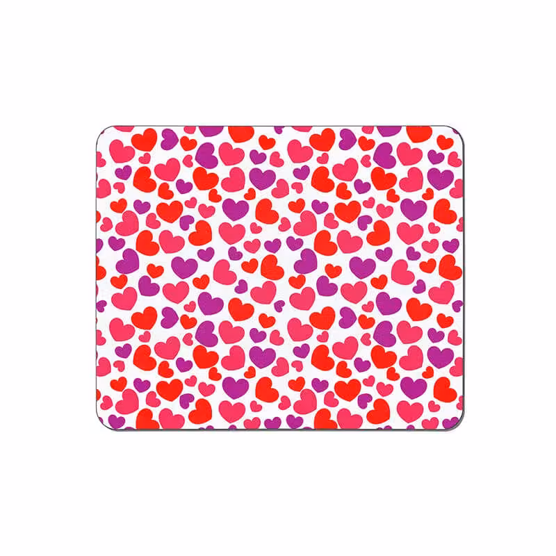 خرید و قیمت ماوس پد طرح قلب قرمز کد 3092