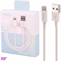 کابل شارژر لایتنینگ میتک مدل XP-231 طول 1 متر