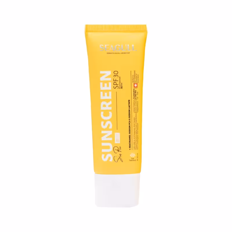 کرم ضد آفتاب رنگی spf30 فاقد چربی سی گل