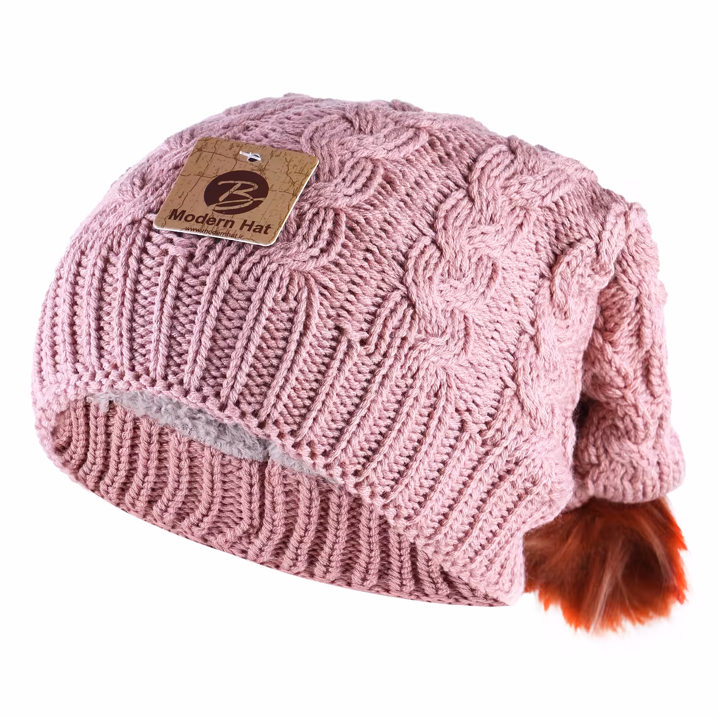 کلاه تک داخل خز طرح اسکارف