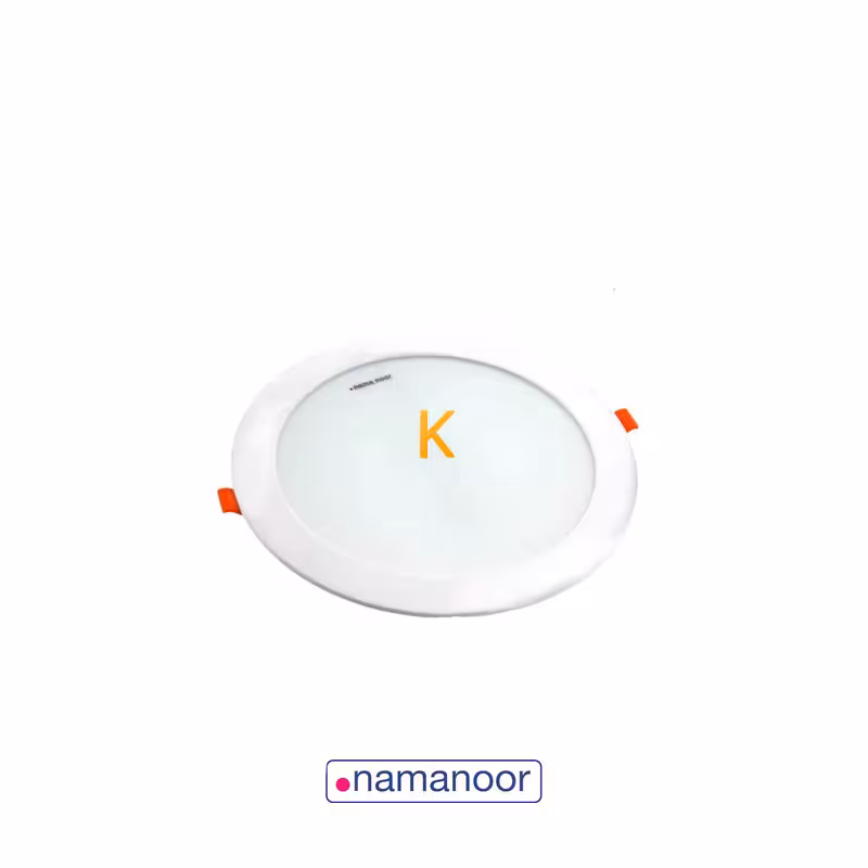 پنل توکار 24 وات دایره باریک نمانور