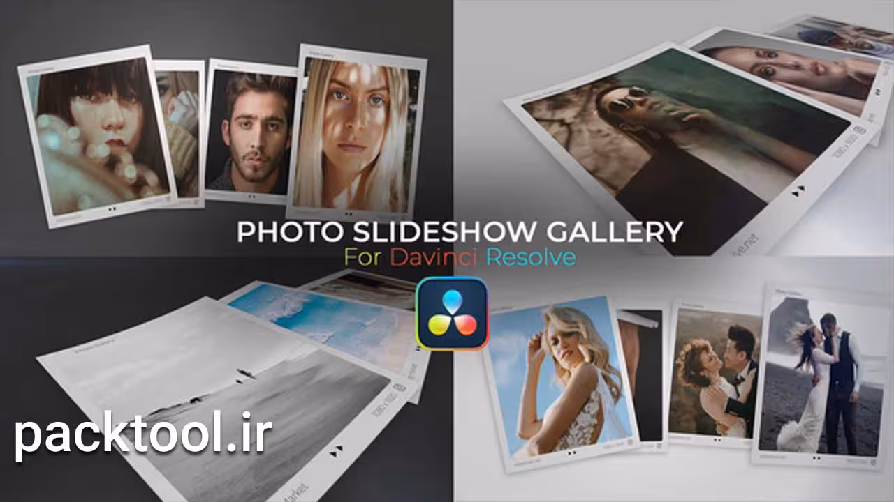 دانلود پروژه آماده داوینچی ریزالو اسلایدشو حرفه ای عکس Photo Slideshow - پک تول