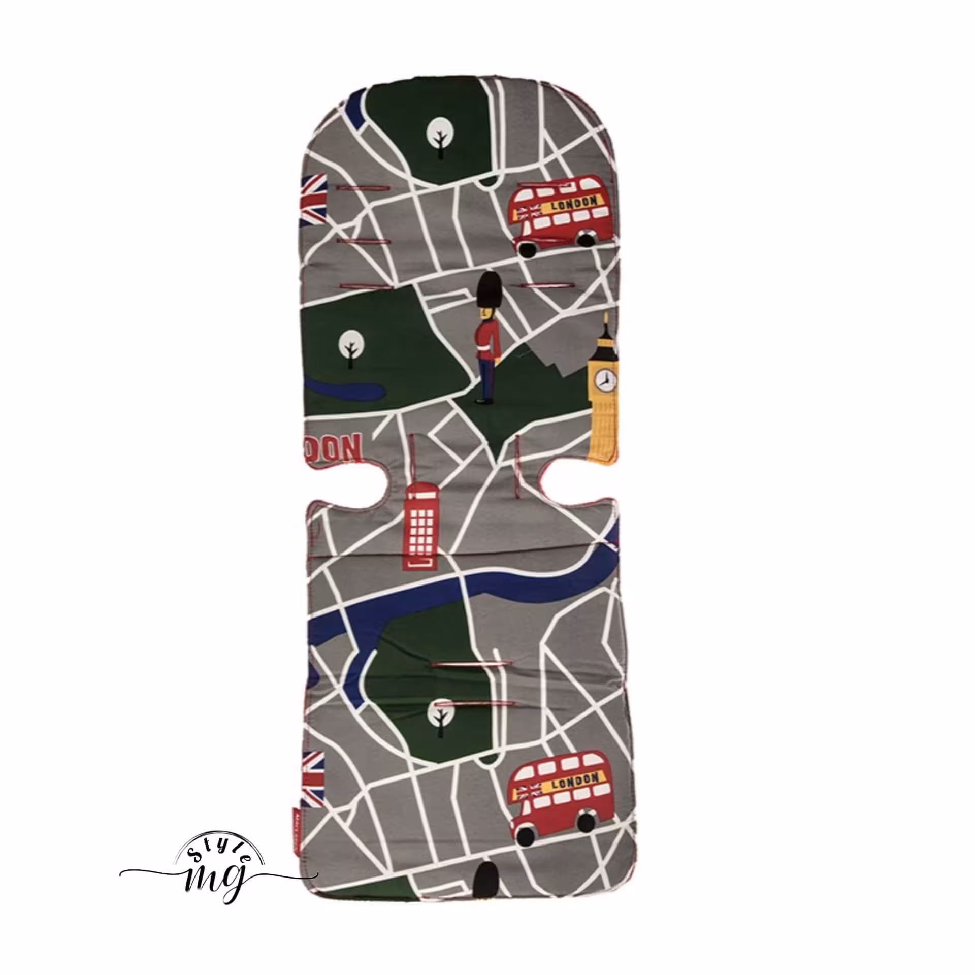 زیر انداز کالسکه مک لارن مدل Liners London City Mapکودک