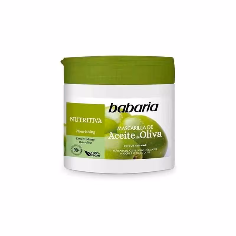 ماسک مو مغذی و آبرسان باباریا Babaria مدل زیتون
