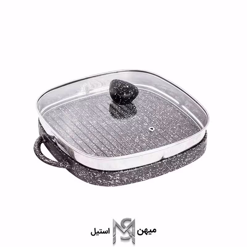 تابه گریل چدن سایز 28 مدل TGCH_280