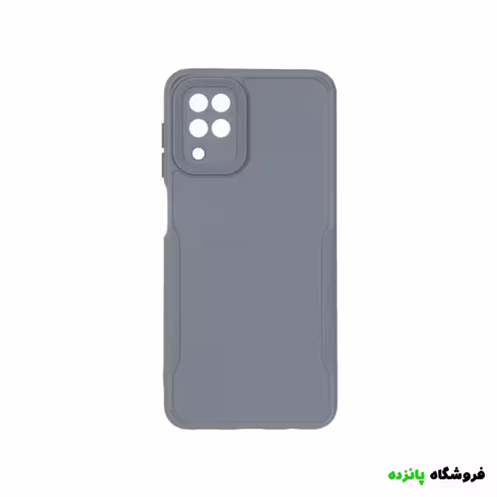 قاب طرح سیلیکون دور لنز سوزنی Samsung A12 / M12 / F12 – خاکستری