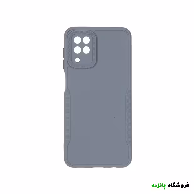 قاب طرح سیلیکون دور لنز سوزنی Samsung A12 / M12 / F12 – خاکستری