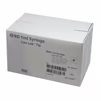 سرنگ شیشه ای 1 میل بی دی BD