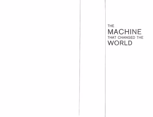خرید و دانلود نسخه کامل کتاب The Machine That Changed the World : Based on the Massachusetts Institute of Technology 5-Million-Dollar 5-Year Study on the Future of the Automobile