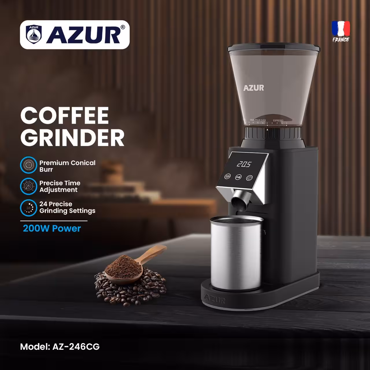 آسیاب قهوه آزور مدل AZ-246