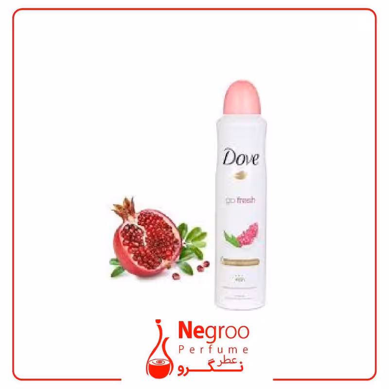 اسپری ضد تعریق داو با رایحه انار و لیمو