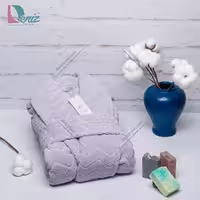 حوله تن پوش البروس رنگ بنفش روشن