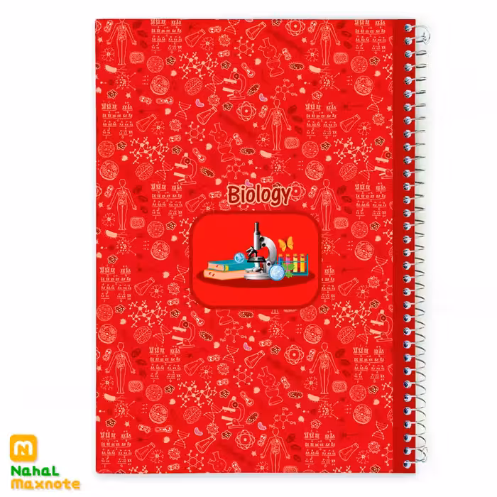 دفتر 100 برگ سیمی جلد سخت درسی کد 9127.طرح 4