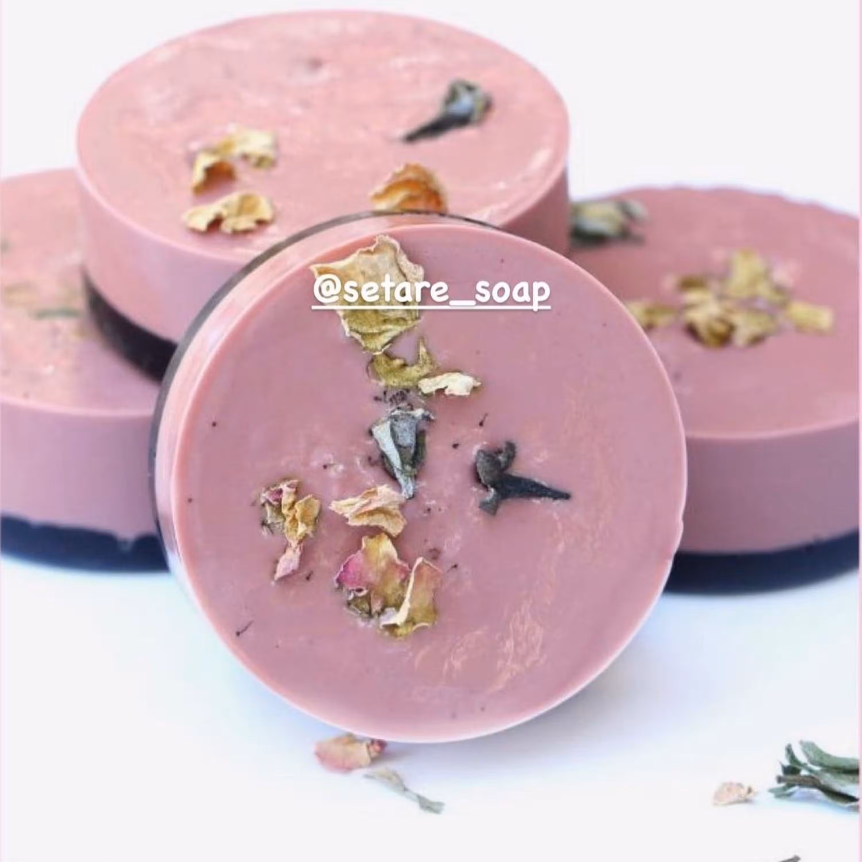 صابون گل رز گیاهی دستساز ستاره ارسال رایگان