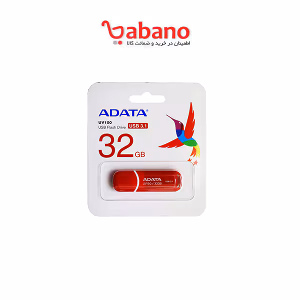 فلش مموری ای دیتا مدل DashDrive UV150  ظرفیت 32 گیگ قرمز