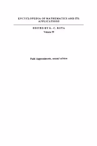 خرید و دانلود نسخه کامل کتاب Padé Approximants