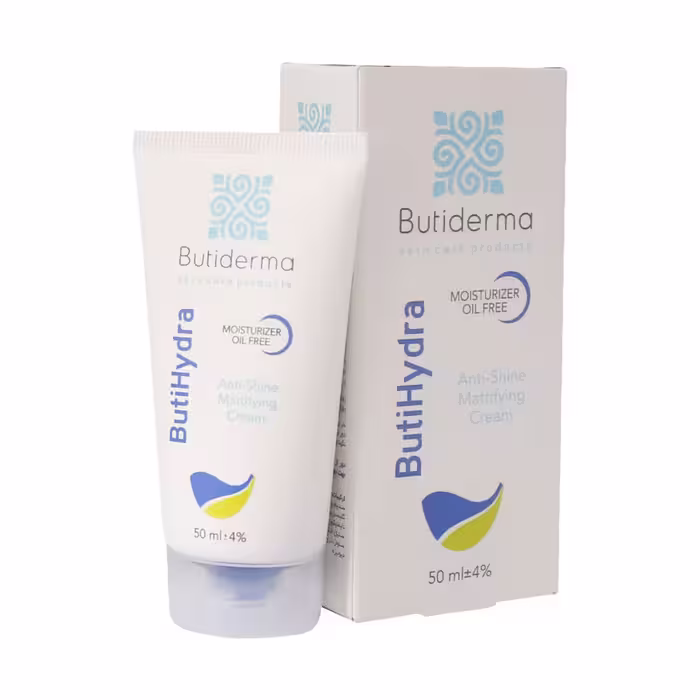 کرم آبرسان و مرطوب کننده پوست چرب 50 میلی لیتر بیوتی درما -Butiderma