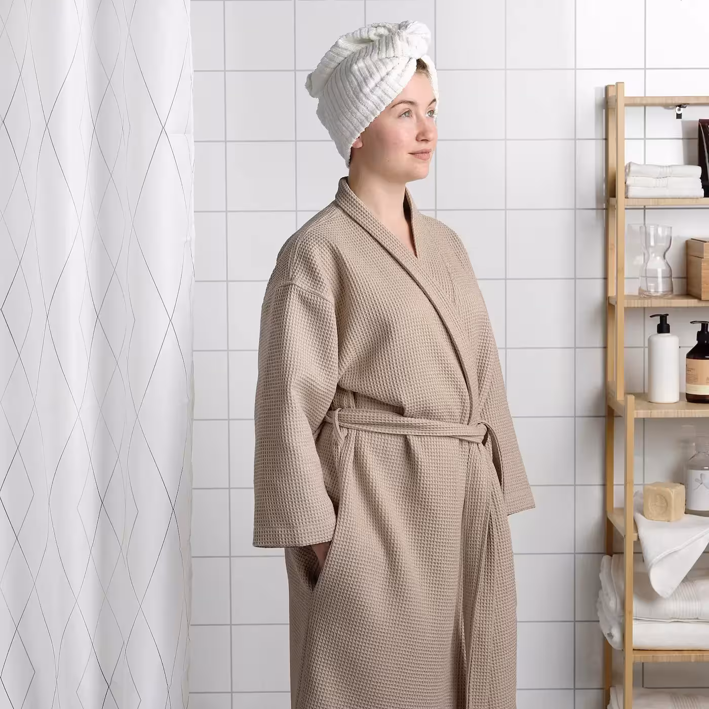 حوله تن پوش ایکیا مدل BJALVEN