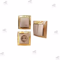 زنگ دینگ دانگ الیزه متال طلایی بژ | ایران الکتریک