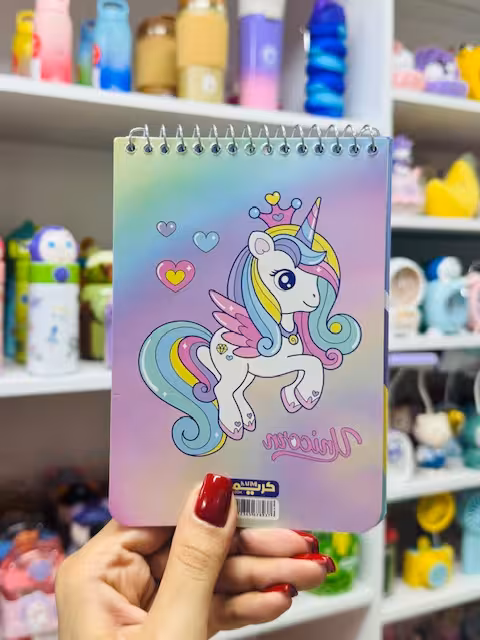 دفترچه یادداشت طرح یونیکورن