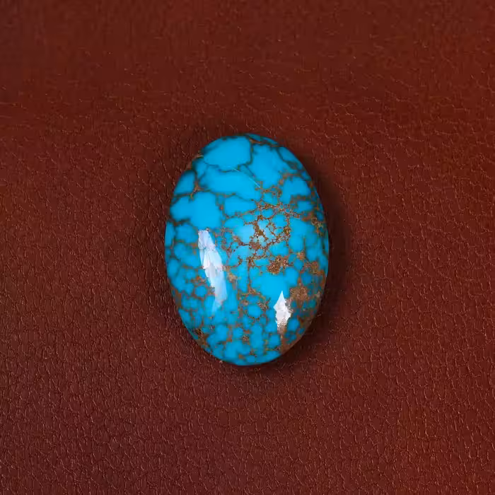 نگین فیروزه شجری کد 29516 - جواهری مشاهیر