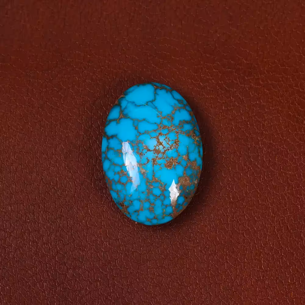 نگین فیروزه شجری کد 29516 - جواهری مشاهیر