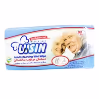 دستمال مرطوب بزرگسال لوسین بسته 90 عددی | LUSIN