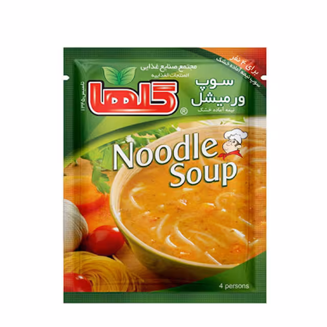 سوپ نیمه آماده ورمیشل گلها 70 گرمی