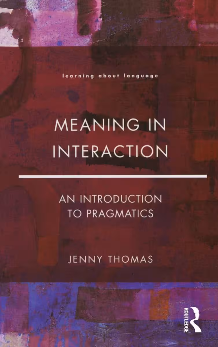 کتاب Meaning in Interaction An Introduction to Pragmatics