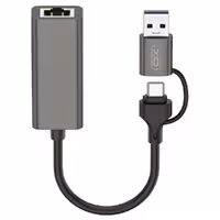کابل تبدیل USB-C/USB-A به LAN ایکس او مدل XO-HUB018