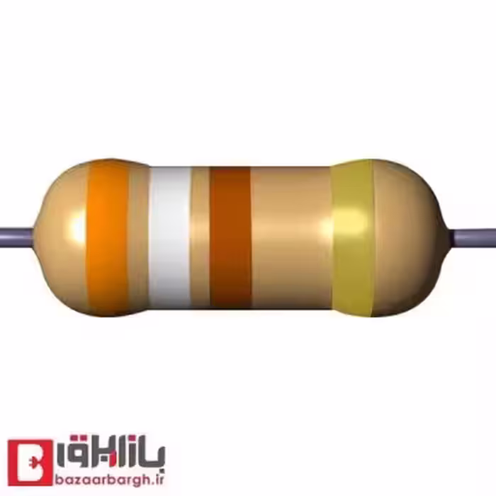 مقاومت 390 اهم 1/2 وات 5 درصد